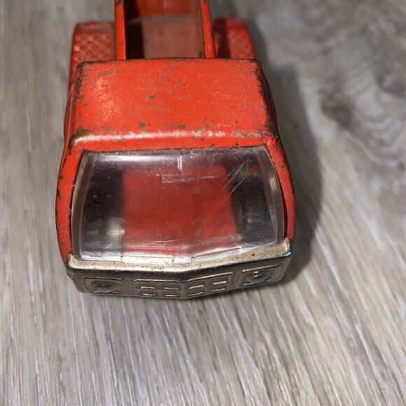 Vintage 1960s Buddy L Pressed Steel Red Pick-Up Truck 3" Metal #H323 - Picture 5 of 9